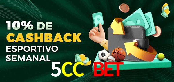 10% de bônus de cashback na 5CC Bet