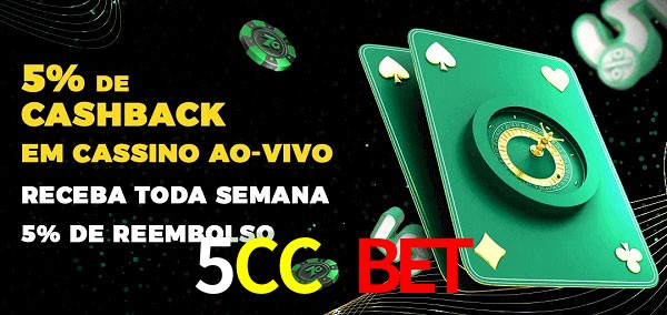 Promoções do cassino ao Vivo 5CC Bet